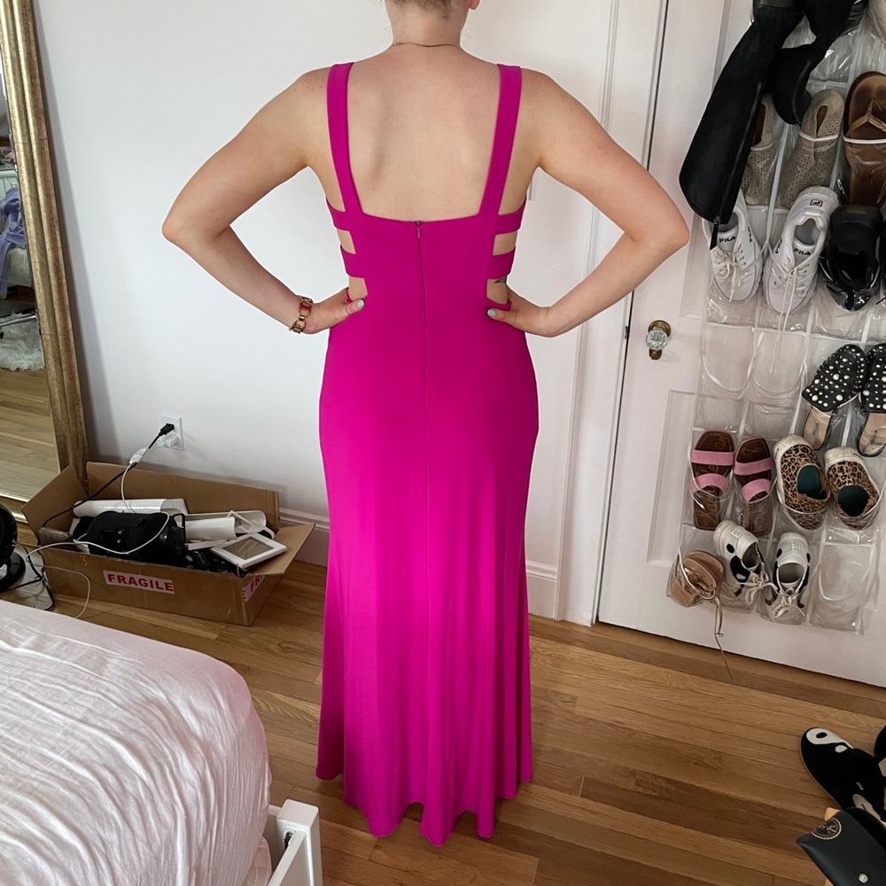Fuchsia Evening Gown - Picture 5 of 6